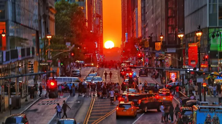 Manhattanhenge, un fenómeno en New York